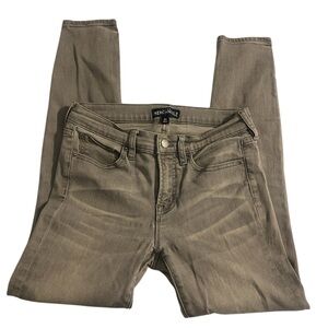 J.crew Mercantile Gray Skinny Jeans Mid Rise Size 26